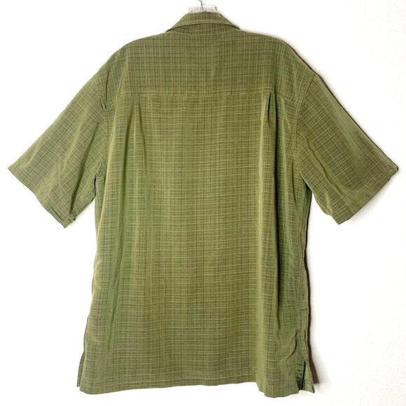 5.11 Tactical Series Shirt Mens Large Olive Green S/S Snap Button Conceal Carry - Picture 2 of 12